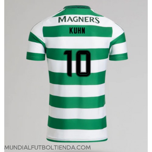 Camiseta Celtic Nicolas Kuhn #10 Primera Equipación Replica 2024-25 mangas cortas
